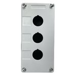 Caixa Plastica Para Botão 22mm 3 Furos Vazia Lukma LK-B03