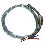 Termopar Flexível Tipo J 8mm x 4MT 370°C Switerm SMTJ08