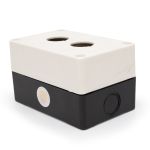 Caixa Plastica Para Botão 22mm 2 Furos Vazia Lukma LK-B02