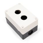 Caixa Plastica Para Botão 22mm 2 Furos Vazia Lukma LK-B02