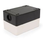 Caixa Plastica Para Botão 22mm 2 Furos Vazia Lukma LK-B02