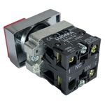 Botão Duplo Metálico 22mm 1na + 1nf Verde/Vermelho Lukma