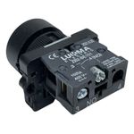 Botão Faceado 22mm 1na Verde LK2EA31 Lukma