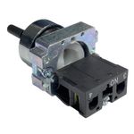 Botão Comutador Metálico 2 Posição Fixa 22mm 1na LK2BD21