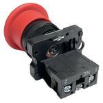 Botão Cogumelo Soco Emergência 22mm Verm 1nf LK2EC42 Lukma