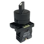 Botão Comutador 2 Posição Mola 22mm 1na LK2ED41 Lukma