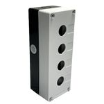 Caixa Plastica Para Botão 22mm 4 Furos Vazia Lukma CPB422