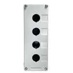 Caixa Plastica Para Botão 22mm 4 Furos Vazia Lukma CPB422