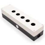 Caixa Plastica Para Botão 22mm 5 Furos Vazia Lukma CPB522