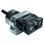 Botão Comutador Metálico 2 Posição Mola 22mm 1na LK2ED41 