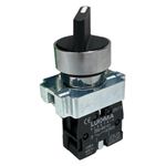 Botão Comutador Metálico 2 Posição Mola 22mm 1na LK2ED41 