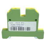 Conector Borne Terra 4mm Verde/Amarelo BT4 Lukma
