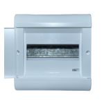 Quadro De Distribuição Sobrepor 1x8 Disjuntores Opaco Steck