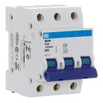 Disjuntor Tripolar Weg 25a Curva C 3KA Mdw-c25-3