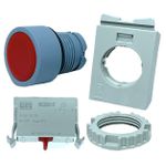 Botão De Pulso Faceado Vermelho 22mm 1na Weg Cew-bfm1