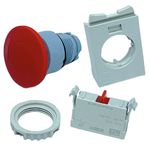 Botão Cogumelo Soco Vermelho (trava/gira Solta) 22mm 1nf Weg