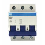 Disjuntor Tripolar Weg Din 63a Curva C 3KA Mdw-c63-3