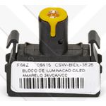 Bloco de Iluminação Led Amarelo 24Vca/cc Weg CSW-BIDL-3E26