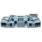 Borne Sak Conector 10mm Cinza Tipo Mola Weg Btwm-10-cz