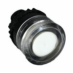 Frontal Botão Faceado Iluminado Weg 22mm Branco S/ Flange