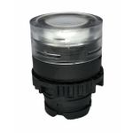 Frontal Botão Faceado Iluminado Weg 22mm Branco S/ Flange