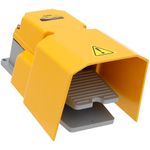 Pedal Elétrico Com Proteção Metálica 2NA+2NF DPDT Metaltex