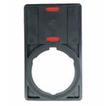  Porta Plaqueta + Plaqueta Avanço Para Botões 22mm Weg