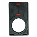 Porta Plaqueta + Plaqueta Direita Para Botões 22mm Weg