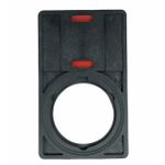 Porta Plaqueta + Plaqueta Esquerda Para Botões 22mm Weg