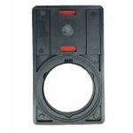 Porta Plaqueta + Plaqueta Cega S/ Grav. P/ Botões 22mm Weg