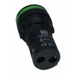 Sinaleiro De Led Verde Weg 22mm 220vca Ip54 Cew-sm2-d23
