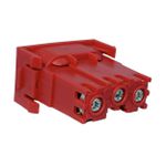 Modulo Tomada Weg 2P+T Vermelho C/ Fundo Vermelho 20A 250V 13799424