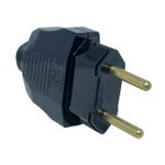 Plugue Macho 2P Weg 180° 10A 250V Preto 13301676