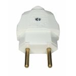 Plugue Macho 2P Weg 180° 10A 250V Branco 13301677