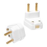 Plugue Macho 2P Weg 90° 20A 250V Branco 13302169