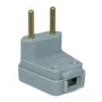Plugue Macho 2P Weg 90° 20A 250V Cinza 13302191