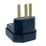 Plugue Macho 2P+T Weg 90° 10A 250V Preto 13302192