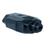 Plugue Macho 2P Weg 180° 10A 250V Preto 13303166