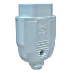 Plugue Macho 2P Weg 180° 10A 250V Branco 13303168