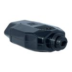 Plugue Femea 2P+T Weg 180° 10A 250V Preto 13303178