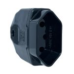 Plugue Femea 2P+T Weg 180° 10A 250V Preto 13303178
