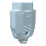 Plugue Femea 2P+T Weg 180° 10A 250V Branco 13303184