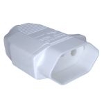 Plugue Femea 2P+T Weg 180° 20A 250V Branco 13303227
