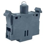 Bloco De Iluminação Led Vermelho 24vca/cc Botão Cswbidlf1e26