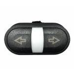 Frontal Botão Duplo Preto Weg Cima/baixo 22mm S/ Flange