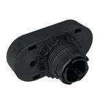 Frontal Botão Duplo Preto Weg Cima/baixo 22mm S/ Flange