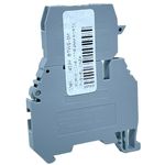 Borne Sak Conector 4mm Cinza Porta Fusível Weg Btws-3m