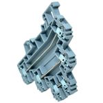 Borne Sak Conector 2,5mm Cinza Tipo Parafuso Triplo Btwt-3