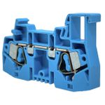 Borne Sak Conector 6mm Azul Tipo Mola Weg Btwm-6-az