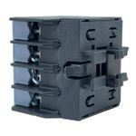 Bloco Contato Auxiliar Frontal 2NA+2NF P/ Contator Weg CWB 12123051